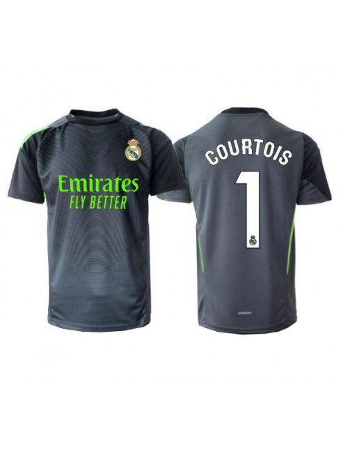 Real Madrid Thibaut Courtois #1 Golmanski Rezervni Dres 2025-26 Kratak Rukavima Real Madrid Thibaut Courtois #1 Golmanski Rezervni Dres 2025-26 Kratak Rukavima